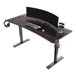 ULTRADESK Spieltisch Ultradesk CRUISER RED, 160x70 cm, 66-82 cm